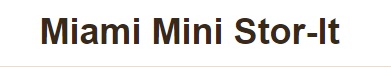 Miami Mini Stor-It