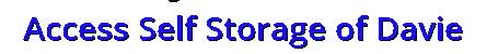Access Self Storage of Davie