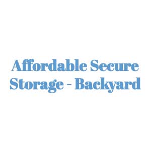 Affordable Secure Storage - Backyard