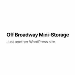 Off Broadway Mini-Storage